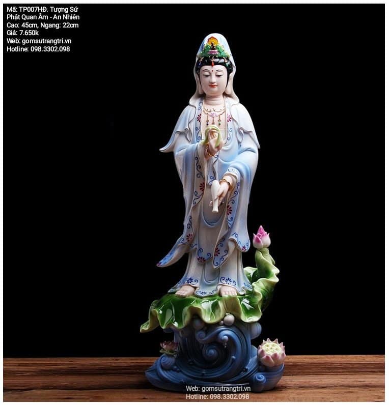TƯỢNG SỨ PHẬT QUAN ÂM - AN NHIÊN